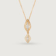 Breezy Elegance 14 Kt Gold & Diamond Pendant,,hi-res view 3