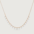 Radiant Strobe Gold & Diamond Necklace,,hi-res view 4