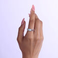 Vivid Mosaic Silver Ring,,hi-res view 2