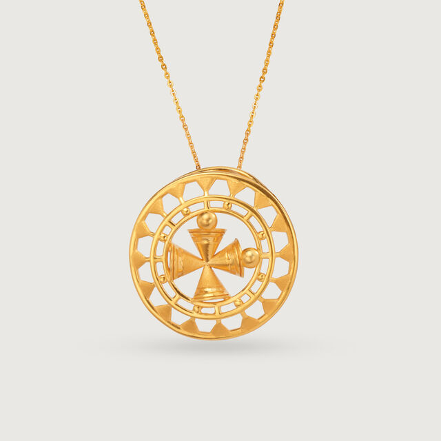 Saura Alchemy 22KT Gold Pendant,,hi-res image number null