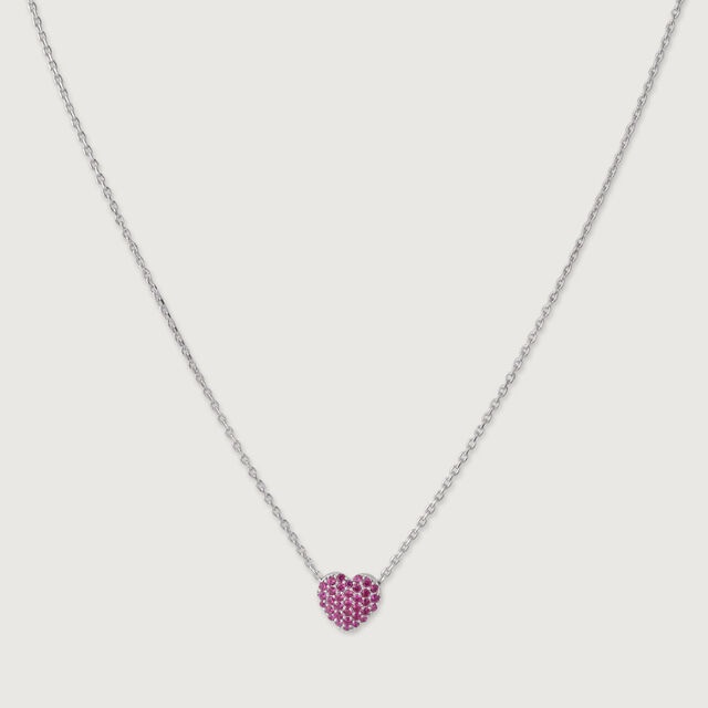 Playful Crush Silver Earrings and Necklace Set,,hi-res image number null