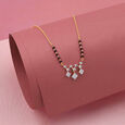 Striking Cascading Diamond Mangalsutra,,hi-res view 1