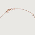 14KT Rose Gold Heartbeat Diamond Necklace,,hi-res view 5