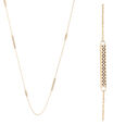 14KT Yellow Gold Chic Contemporary Yard Chain,,hi-res view 1