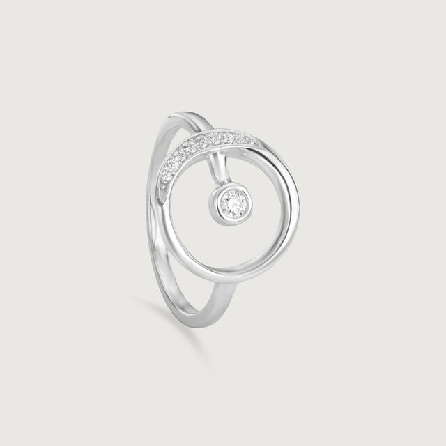 Modern Orbit Silver Ring,,hi-res image number null