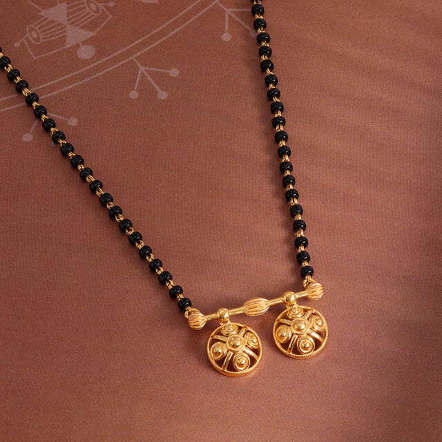 Eternal Circle 22 Kt Gold Vati Mangalsutra,,hi-res image number null