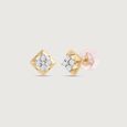 Arch Gleam Diamond Stud Earrings,,hi-res view 4