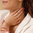 Enchanted Cosmos Pink Sapphire 14KT Finger Ring,,hi-res view 2