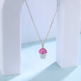 Bubbly Cupcake Silver Necklace,,hi-res view 1