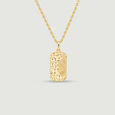 Artful Textured Gold Pendant,,hi-res view 3