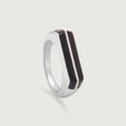 Modern Contour Silver Ring,,hi-res view 3