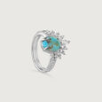 Cosmic Shine Stackable Silver Ring,,hi-res view 8