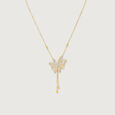 Butterfly Whispers Diamond Necklace,,hi-res view 4