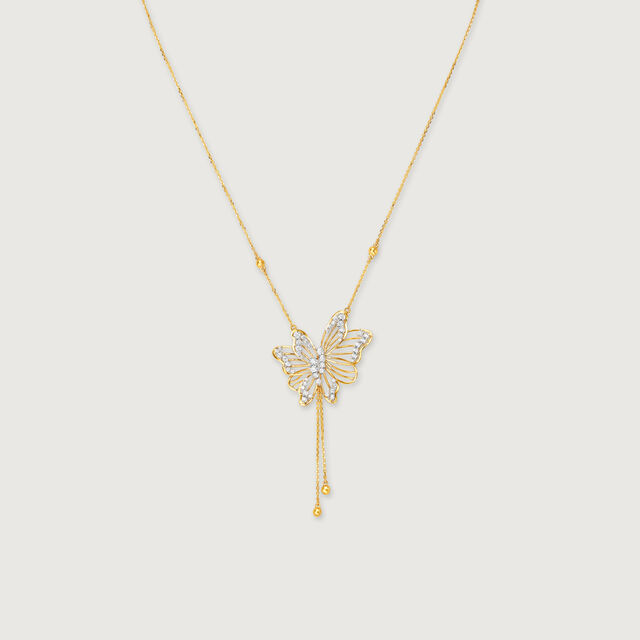 Butterfly Whispers Diamond Necklace,,hi-res image number null