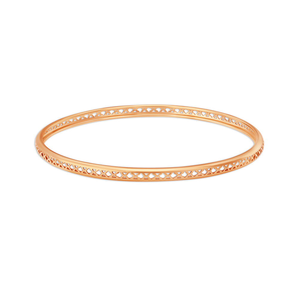 Gold Plated Sleek Design Bracelet - Platear