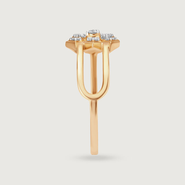 Star struck Elegance 14KT Diamond Finger Ring,,hi-res image number null