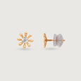 Spring Daisy Diamond Stud Earrings,,hi-res view 4