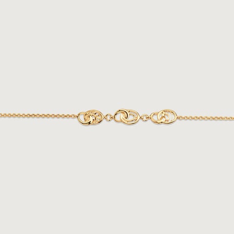 Interwoven Harmony Gold Bracelet