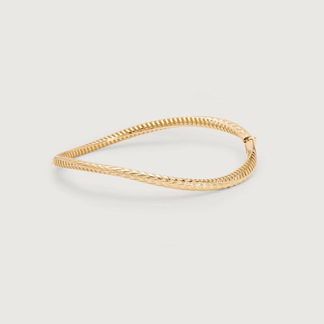 Fierce Weave Gold Bangle,,hi-res image number null