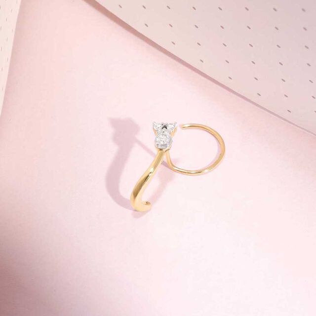 Whimsy Spark Diamond Nose Pin,,hi-res image number null