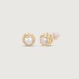 Arch Glow Pearl Stud Earrings,,hi-res view 4
