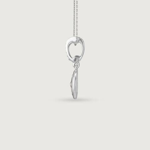 Vibrant Wheel Silver Pendant