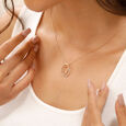Mia 14kt Yellow Gold And Diamond Pendant,,hi-res view 1