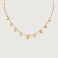 Night Sky Dangles 14KT Diamond Necklace,,hi-res view 3