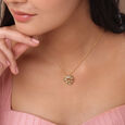 Transformable heart 14KT Gold & Diamond Necklace,,hi-res view 2
