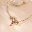 Vibrant Blossom Diamond Necklace,,hi-res view 1