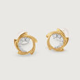 Luminous Flare 14KT Diamond Stud Earrings,,hi-res view 3