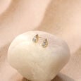Faceted Balance Diamond Stud Earrings,,hi-res view 1
