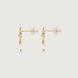 Flowing Grace Diamond Stud Earrings,,hi-res view 4