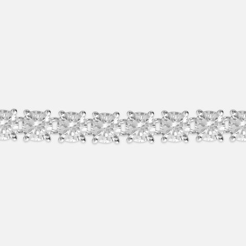 Blinged Beauty Silver Bracelet