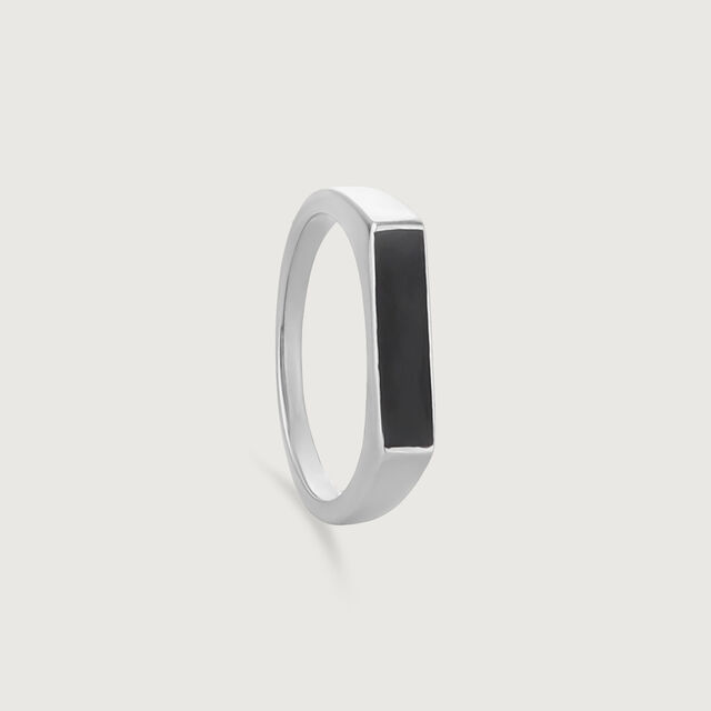 Urban Noir Silver Ring,,hi-res image number null