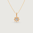 Filigree Blossom Diamond Pendant,,hi-res view 3