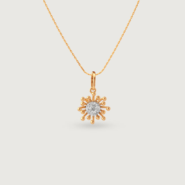 Filigree Blossom Diamond Pendant,,hi-res image number null