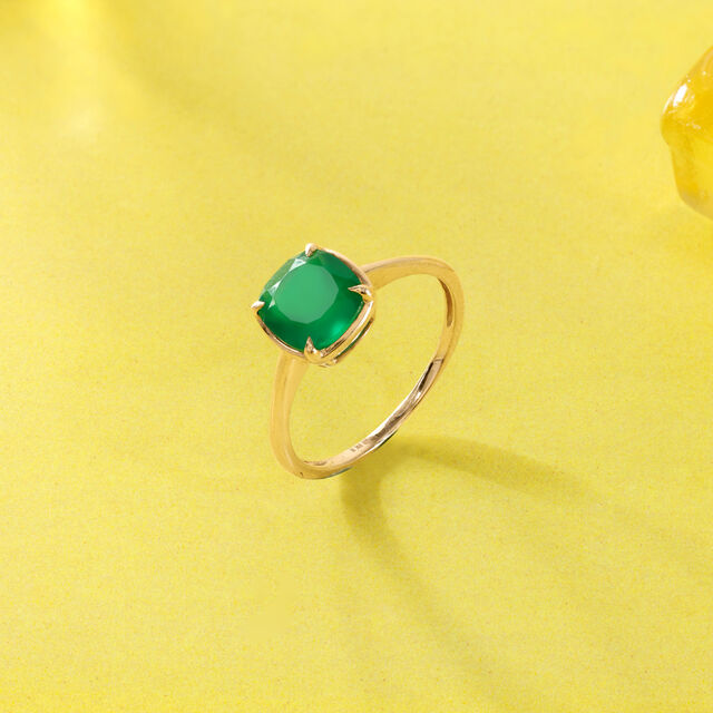 Lustrous Verdant Onyx Ring,,hi-res image number null