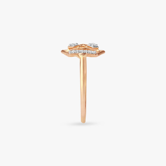 Geometric Gleam Diamond Ring,,hi-res image number null