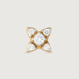 Twinkling Star Gold and Diamond Nose Pin,,hi-res view 3