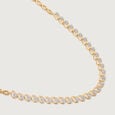 Teardrop Chic 14 Kt Gold and Diamond Necklace,,hi-res view 4