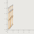 Starry Symmetry 14KT Diamond Drop Earrings,,hi-res view 5