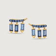 Skyline Sparkle 14KT London Blue Topaz Drop Earrings,,hi-res view 3