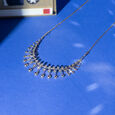 Retro Diva Gold & Diamond Necklace,,hi-res view 2