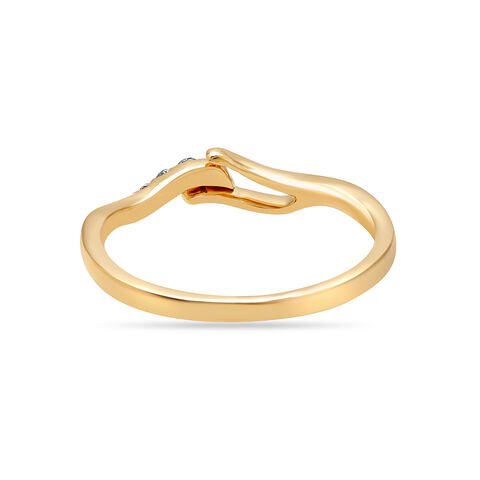 14KT Yellow Gold Glinting Twigs Diamond Ring