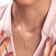 Oval Pop Diamond Pendant,,hi-res view 2