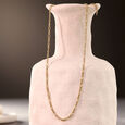 Refined Figaro Gold Chain,,hi-res view 1