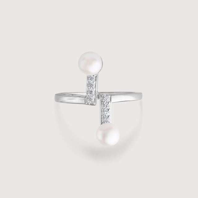 Twin Glow Silver Ring,,hi-res image number null