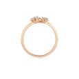 14KT White-Rose Gold Margarita Finger Ring,,hi-res view 2