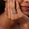 Amethyst Twilight Silver Finger Ring,,hi-res view 1